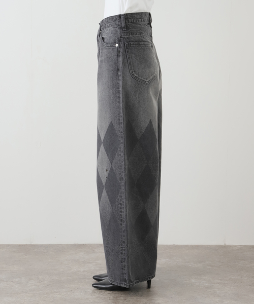 MASU(エムエーエスユー)の「MASU MB BAGGY JEANS DIAMOND B25F9PL003:デニムパンツ(デニムパンツ・レディース・ブラック・42)」の15枚目の写真