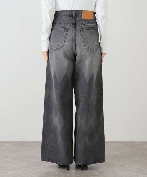 MASU(エムエーエスユー)の「MASU MB BAGGY JEANS DIAMOND B25F9PL003:デニムパンツ(デニムパンツ・レディース・ブラック・42)」の14枚目の写真