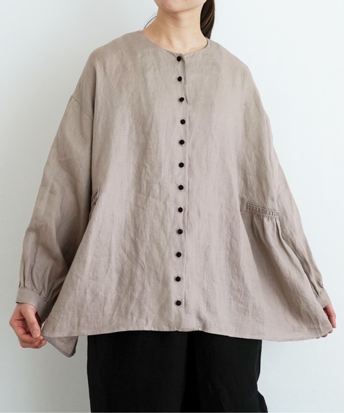 オオカミとこもれびのホワイトリリー（シャツ/ブラウス）｜オオカミと