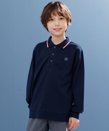J.PRESS（ジェイプレス）の「【100-130cm】リブライン ポロシャツ（ポロシャツ）」