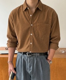 コーデュロイシャツ