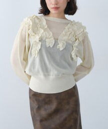 CODE A | 3way frill cardigan(カーディガン/ボレロ)