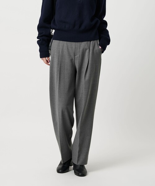 ユナイテッドアローズ UNITED ARROWS シャイニー タック テーパード