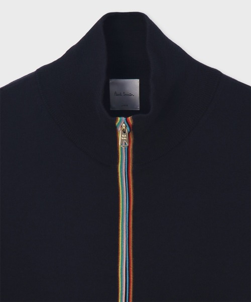 Paul Smith（ポールスミス）の「ハイゲージ ジップアップニット / 253451 248Z（ニット/セーター・メンズ・ネイビー・MEDIUM/LARGE/X-LARGE/XX-LARGE）」の5枚目の写真
