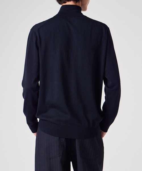 Paul Smith（ポールスミス）の「ハイゲージ ジップアップニット / 253451 248Z（ニット/セーター・メンズ・ネイビー・MEDIUM/LARGE/X-LARGE/XX-LARGE）」の4枚目の写真