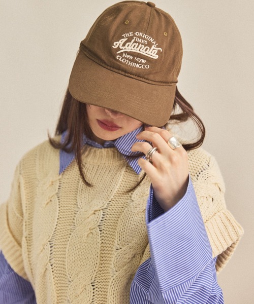 MIRROR STOKE(ミラーストーク)の「【ZOZO限定/追加】LETTERING LOGO CAP/レタリングロゴキャップ(キャップ・レディース・ブラック/ブラウン/ネイビー・FREE)」の10枚目の写真