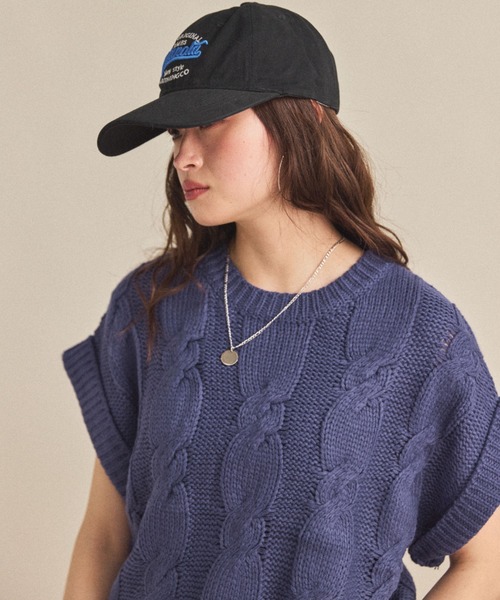 MIRROR STOKE(ミラーストーク)の「【ZOZO限定/追加】LETTERING LOGO CAP/レタリングロゴキャップ(キャップ・レディース・ブラック/ブラウン/ネイビー・FREE)」の18枚目の写真
