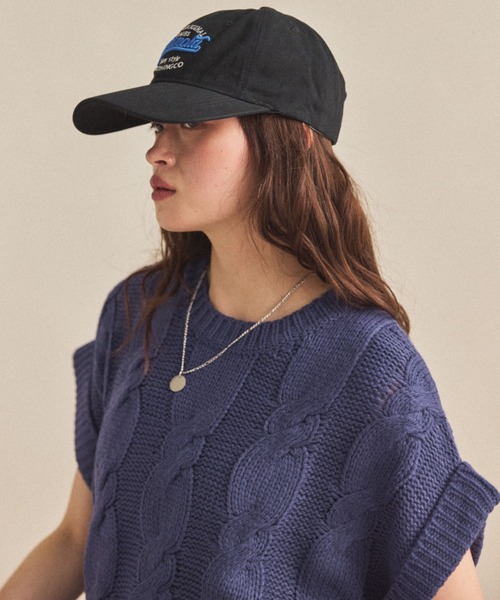MIRROR STOKE(ミラーストーク)の「【ZOZO限定/追加】LETTERING LOGO CAP/レタリングロゴキャップ(キャップ・レディース・ブラック/ブラウン/ネイビー・FREE)」の17枚目の写真