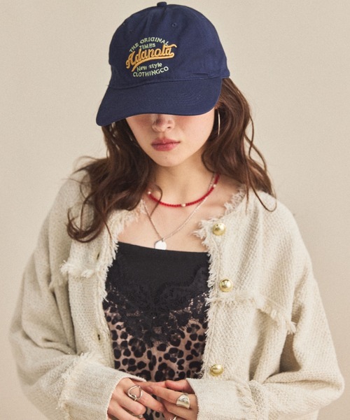 MIRROR STOKE(ミラーストーク)の「【ZOZO限定/追加】LETTERING LOGO CAP/レタリングロゴキャップ(キャップ・レディース・ブラック/ブラウン/ネイビー・FREE)」の15枚目の写真