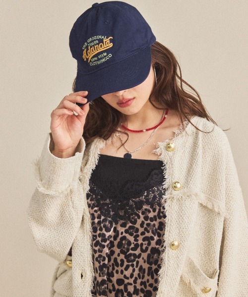 MIRROR STOKE(ミラーストーク)の「【ZOZO限定/追加】LETTERING LOGO CAP/レタリングロゴキャップ(キャップ・レディース・ブラック/ブラウン/ネイビー・FREE)」の14枚目の写真