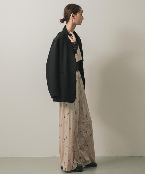 SENSE OF PLACE by URBAN RESEARCH（センスオブプレイスバイアーバンリサーチ）の「ベロアシシュウパンツ（その他パンツ・レディース・ベージュ/ネイビー・ONE）」の16枚目の写真