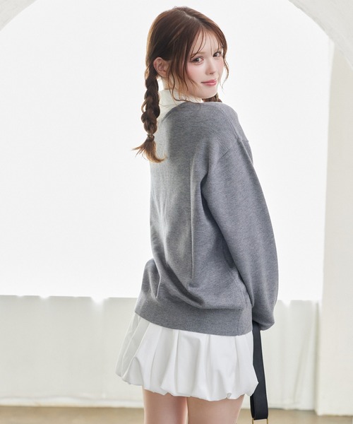 シャツドッキングニット（ニット/セーター）｜one after another NICE