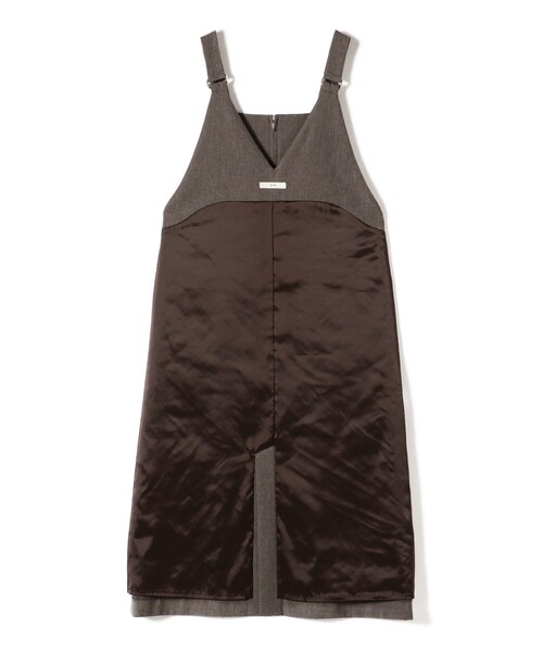 SHIPS（シップス）の「〈手洗い可能〉フロント ジップ ジャンパー スカート（ジャンパースカート・レディース・ブラウン/ブラック・ONE SIZE）」の21枚目の写真