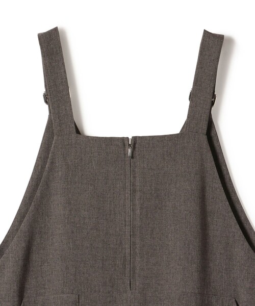 セール】〈手洗い可能〉フロント ジップ ジャンパー スカート