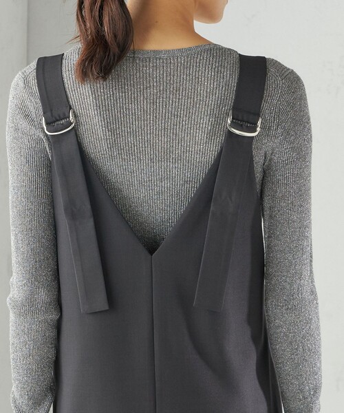 セール】〈手洗い可能〉フロント ジップ ジャンパー スカート