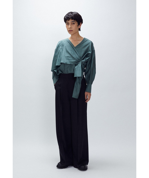 1er Arrondissement（プルミエアロンディスモン）の「クリアーウールワイドトラウザー（その他パンツ・レディース・ブラック系その他3/ベージュ・36/38）」の7枚目の写真