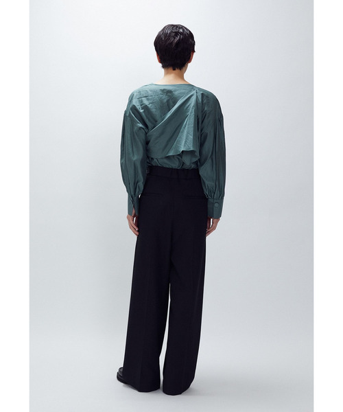 1er Arrondissement（プルミエアロンディスモン）の「クリアーウールワイドトラウザー（その他パンツ・レディース・ブラック系その他3/ベージュ・36/38）」の9枚目の写真