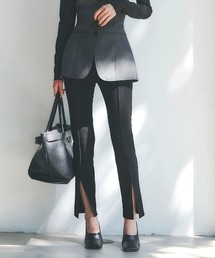 anuans | スリムフィットストレッチパンツ(スラックス)