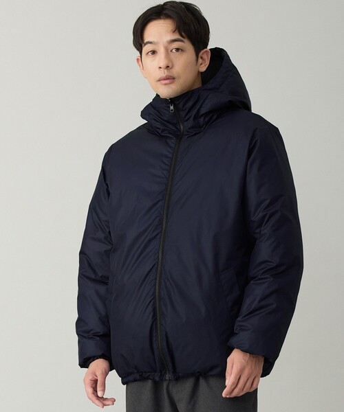 イトイト 【新品】TAION ×UNFILOブラック ダウンジャケット TAION×UNFILO リバーシブルフードダウン（ダウンジャケット/コート