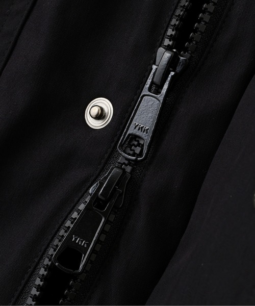 MHL.（エムエイチエル）の「LIGHTWEIGHT COTTON NYLON CANVA（ブルゾン・メンズ・ブラック/ブルー・LARGE/MEDIUM）」の7枚目の写真