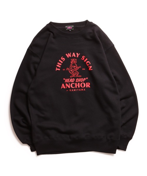 ROTAR(ローター)の「THIS WAY SIGN SWEAT(スウェット・メンズ・ブラック/ナチュラル/グリーン系その他・SMALL/MEDIUM/LARGE/X-LARGE)」の1枚目の写真