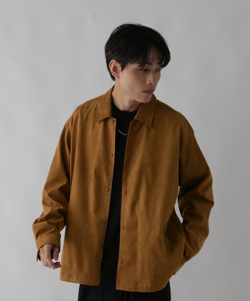 セール】スウェードライクシャツ/CLEAN MODE/576759（シャツ/ブラウス