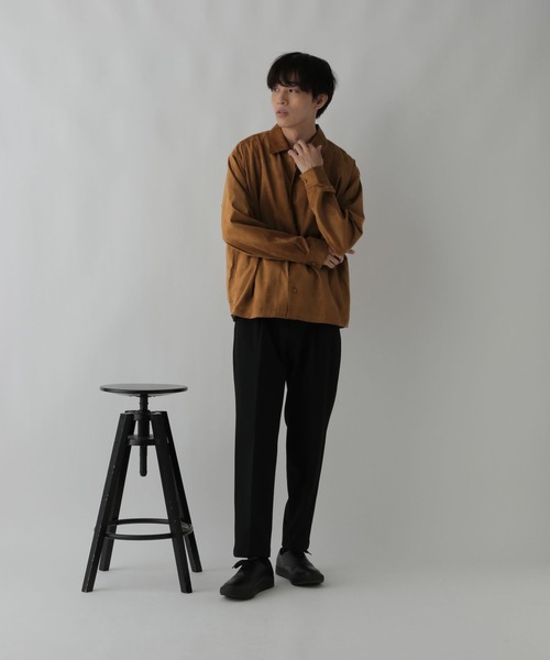 セール】スウェードライクシャツ/CLEAN MODE/576759（シャツ/ブラウス