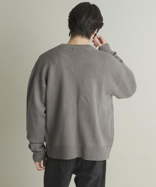 SENSE OF PLACE by URBAN RESEARCH(センスオブプレイスバイアーバンリサーチ)の「ハリヌキケーブルニットカーディガン(カーディガン/ボレロ・メンズ・グレー/ブラック/アイボリー・MEDIUM/LARGE)」の20枚目の写真