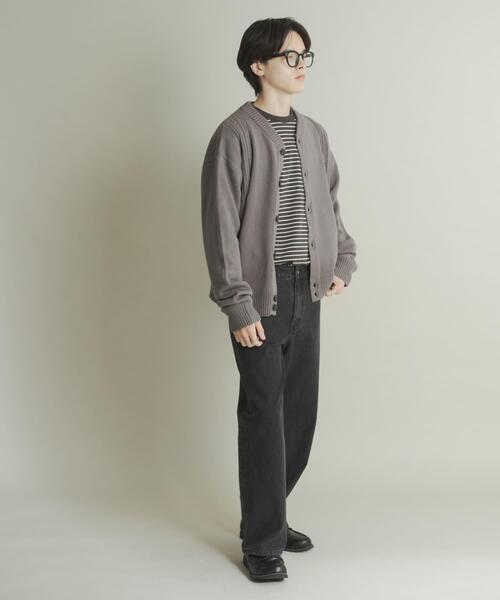 SENSE OF PLACE by URBAN RESEARCH(センスオブプレイスバイアーバンリサーチ)の「ハリヌキケーブルニットカーディガン(カーディガン/ボレロ・メンズ・グレー/ブラック/アイボリー・MEDIUM/LARGE)」の22枚目の写真