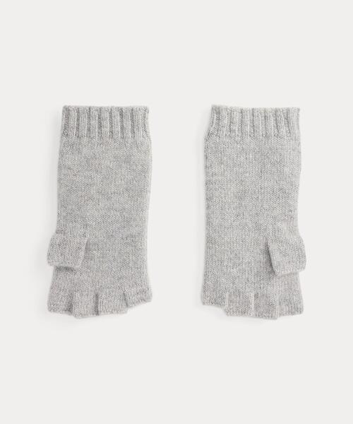 ケーブル ウールカシミヤ フィンガーレス グローブ（手袋）｜POLO