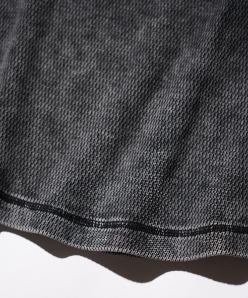 GUNG HO（ガンホー）の「GUNG HO / ガンホー THERMAL CREWNECK サーマル フェード加工 クルーネック ロングスリーブ（Tシャツ/カットソー・メンズ・ブラック/ブルー/グレー/パープル・SMALL/MEDIUM/LARGE/X-LARGE）」の18枚目の写真