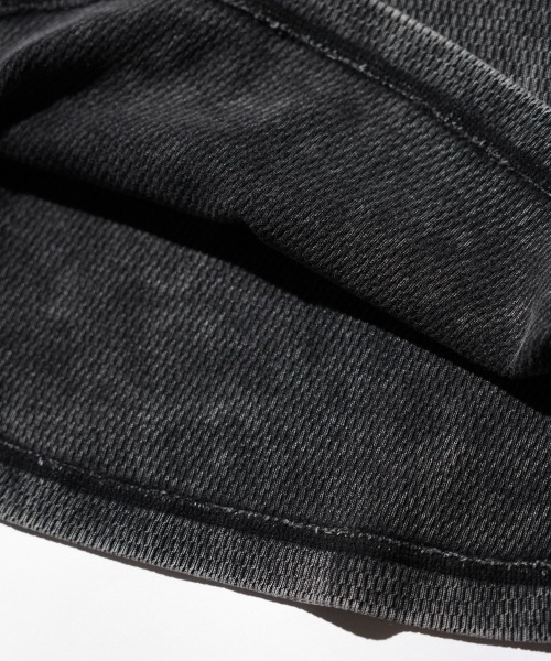 GUNG HO（ガンホー）の「GUNG HO / ガンホー THERMAL CREWNECK サーマル フェード加工 クルーネック ロングスリーブ（Tシャツ/カットソー・メンズ・ブラック/ブルー/グレー/パープル・SMALL/MEDIUM/LARGE/X-LARGE）」の19枚目の写真