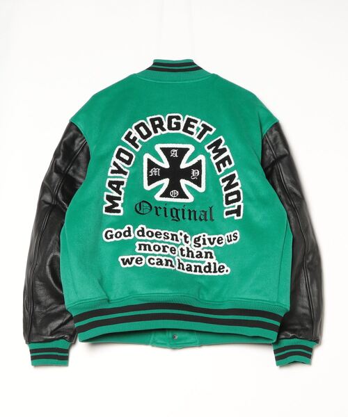 セール】MAYO/メイヨー/MY FGMN EMBROIDERY STADIUM JKT（スタジャン