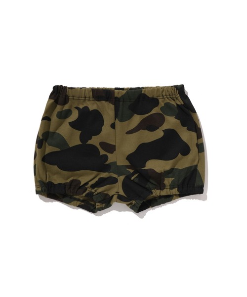 A BATHING APE(アベイシングエイプ)の「1ST CAMO COLLEGE BABY GIFT SET(ベビーギフト・キッズ・イエロー/グリーン・80/70)」の7枚目の写真
