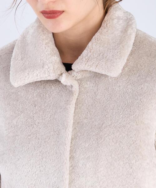 To b. by agnes b.（トゥービーバイアニエスベー）の「アニマルフリーファー ブルゾン（ブルゾン・レディース・グレー系その他・40/36/38）」の6枚目の写真