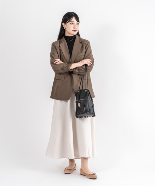 marco masi（マルコマージ）の「【MARCO MASI/マルコ・マージ】巾着　ショルダーバッグ　バケツバッグ　フリンジバッグ（ショルダーバッグ・レディース・ブラック/シルバー/ベージュ系その他・FREE）」の20枚目の写真