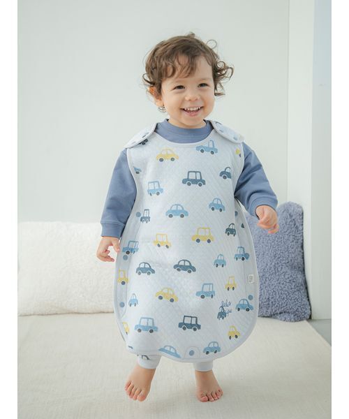 gelato pique（ジェラートピケ）の「【販路限定】【BABY】キルティングスリーパー（その他ベビー用品・キッズ・ピンク/ブルー・FREE）」の2枚目の写真