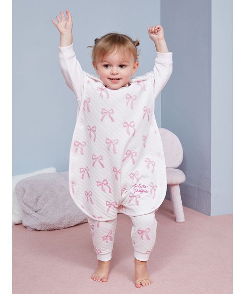gelato pique（ジェラートピケ）の「【販路限定】【BABY】キルティングスリーパー（その他ベビー用品・キッズ・ピンク/ブルー・FREE）」の3枚目の写真