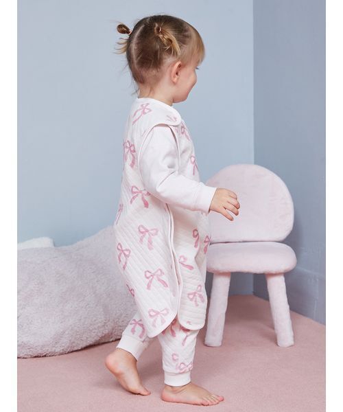 gelato pique（ジェラートピケ）の「【販路限定】【BABY】キルティングスリーパー（その他ベビー用品・キッズ・ピンク/ブルー・FREE）」の5枚目の写真