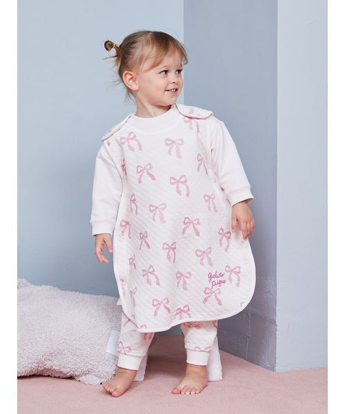 gelato pique（ジェラートピケ）の「【販路限定】【BABY】キルティングスリーパー（その他ベビー用品・キッズ・ピンク/ブルー・FREE）」の6枚目の写真