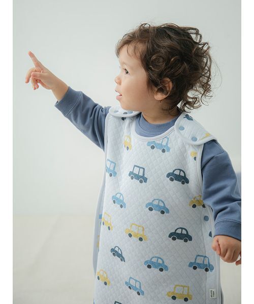 gelato pique（ジェラートピケ）の「【販路限定】【BABY】キルティングスリーパー（その他ベビー用品・キッズ・ピンク/ブルー・FREE）」の9枚目の写真