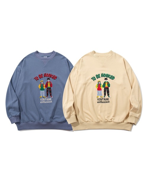 vintage スウェット hooked jantiques itimi vintage スウェット hooked jantiques itimi