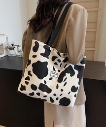 Mignonjour/牛柄トートバッグ M2845
