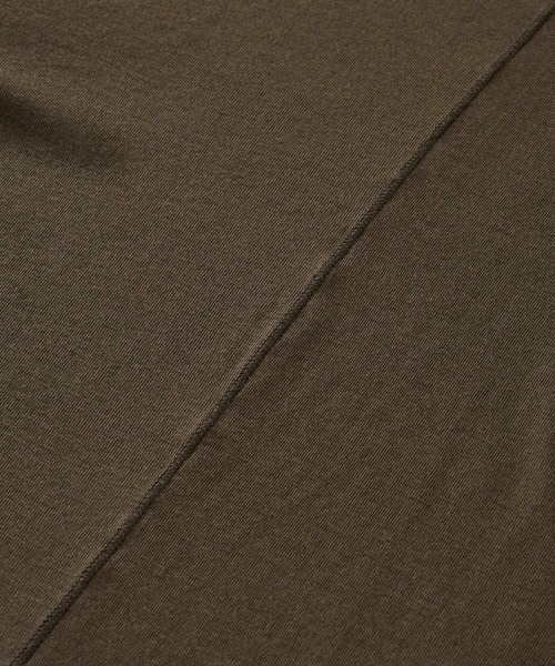 BARNYARDSTORM（バンヤードストーム）の「BARNYARDSTORM / ライトカットタートルプルオーバー / ハンドウォッシャブル 【YouTube「i.style closet」紹介アイテム】（Tシャツ/カットソー・レディース・ホワイト/カーキ/ブラック/ライトグレー・FREE）」の6枚目の写真