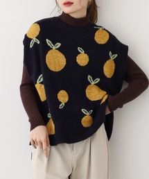 BARNDOOR（バーンドア）の「みかん ジャカード ベスト（ベスト）」