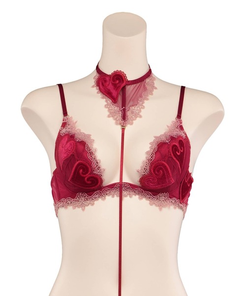 LINGERIEAM(ランジェリアム)の「コケット トリックリフト(D~Eカップ)(ブラジャー・レディース・ピンク/レッド・D65/E70)」の9枚目の写真