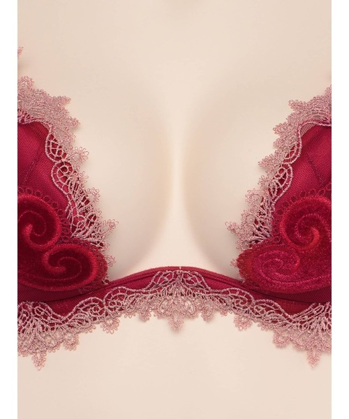 LINGERIEAM(ランジェリアム)の「コケット トリックリフト(D~Eカップ)(ブラジャー・レディース・ピンク/レッド・D65/E70)」の14枚目の写真