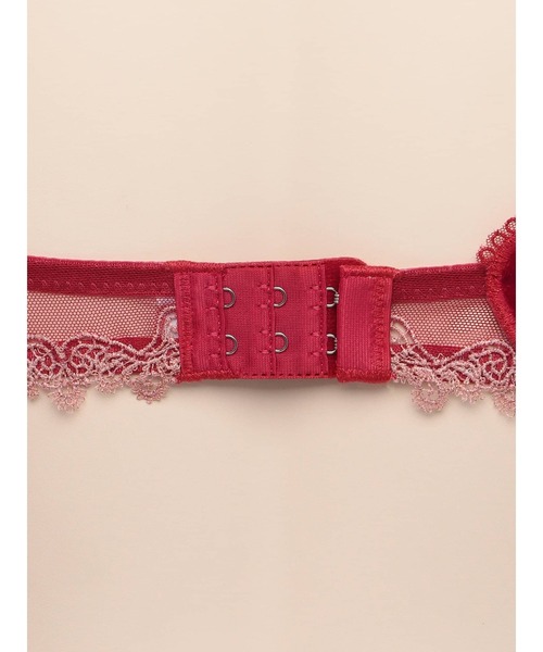 LINGERIEAM(ランジェリアム)の「コケット トリックリフト(D~Eカップ)(ブラジャー・レディース・ピンク/レッド・D65/E70)」の16枚目の写真