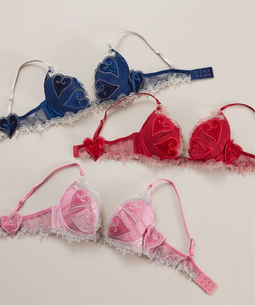 LINGERIEAM(ランジェリアム)の「コケット トリックリフト(D~Eカップ)(ブラジャー・レディース・ピンク/レッド・D65/E70)」の18枚目の写真