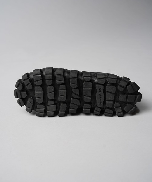 MAISON SPECIAL（メゾンスペシャル）の「《UNISEX》【SPECIAL SHOES FACTORY COLLABORATION】Rattling Sole Authentic Canvas Sneakers/ラトリングソールオーセンティックキャンバススニーカー【MAISON SPECIAL/メゾンスペシャル】（スニーカー・メンズ・マルチ/ブラック・28.5/25.5/26.5/27.5）」の3枚目の写真